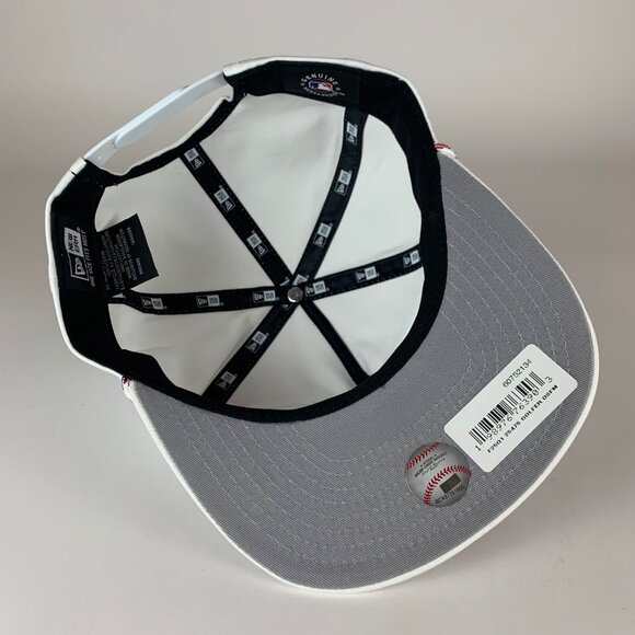 Boston Red Sox MLB White New Era The Golfer Snapback Hat New - Picture 4 of 6